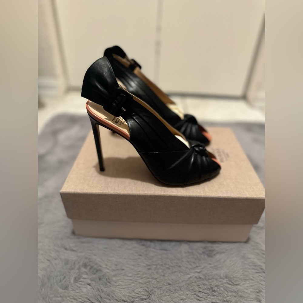 Francesco Russo Pleated Knot Sandal Size 37